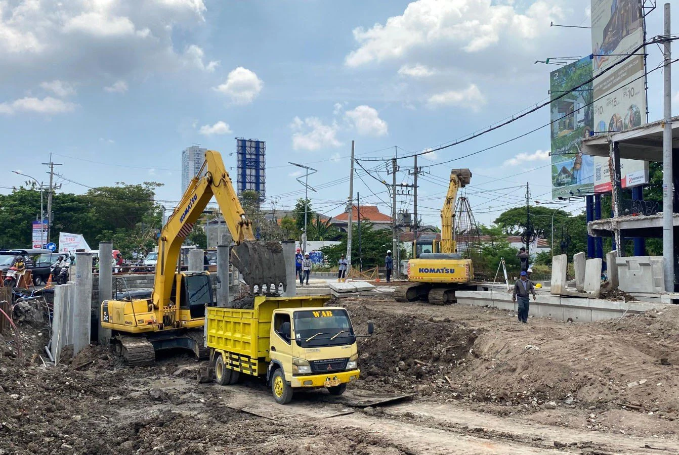Foto program pembangunan infrastruktur
